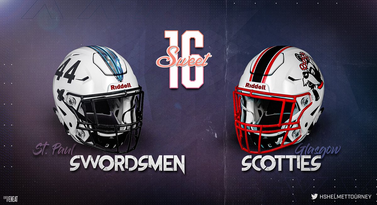 hshelmettourney's tweet photo. Sweet 16-Region 2

St Paul Swordsmen (State Champion, California) @stpaulf00tball

🆚

Glasgow Scotties (State Champion, Montana) @scottiefootball https://t.co/jeMSfdt9mp