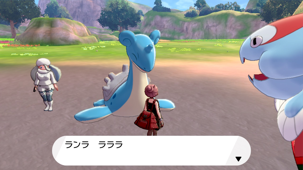 もさめ ポケモン剣盾 鳴き声 ラプラスにのって じゃん ランラ ラララ T Co Hoygll6gkj Twitter