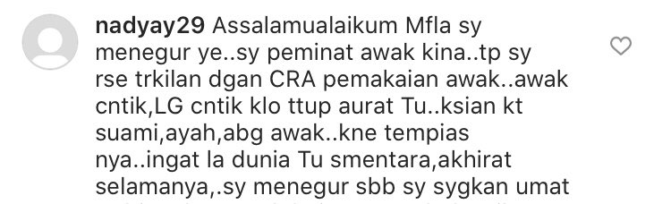Dr Fifa A Rahman On Twitter Bizarre That Malaysians Are Terkilan Aggrieved By Sharifah Sakinah S Outfit That Shows Off Her Aurat Modesty Culture Is Disgusting Go And Be Terkilan About Something Else