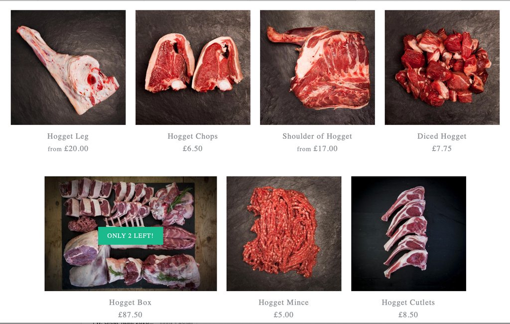 Excited to announce we have had 4 #hogget carcasses from Somerleyton Estate hanging here for 3 weeks &amp; cuts are now available for delivery or collection in #Aldeburgh or #Peasenhall
This meat really has wonderful flavour and texture. Order online here: buff.ly/2GjfdcI