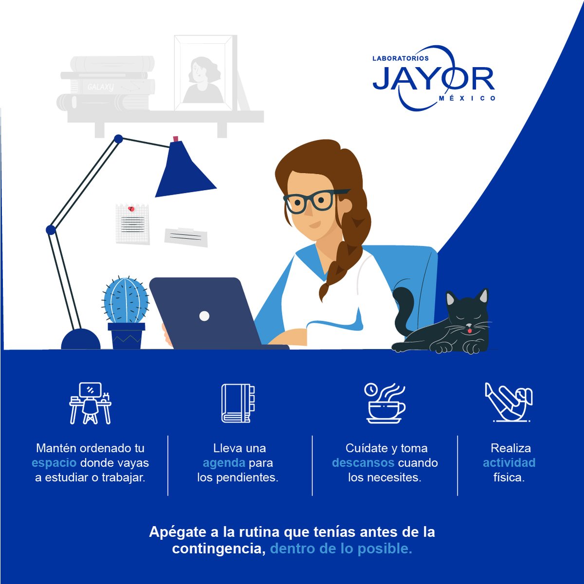 Jayor_MX's tweet photo. Parece que estamos volviendo a la normalidad pero mientras tanto, debemos seguir tomando precauciones y quedarnos en casa ¿sabes sacar el máximo provecho de tu día?
#QuedateEnCasa #Jayor https://t.co/i3hnw7VnRx