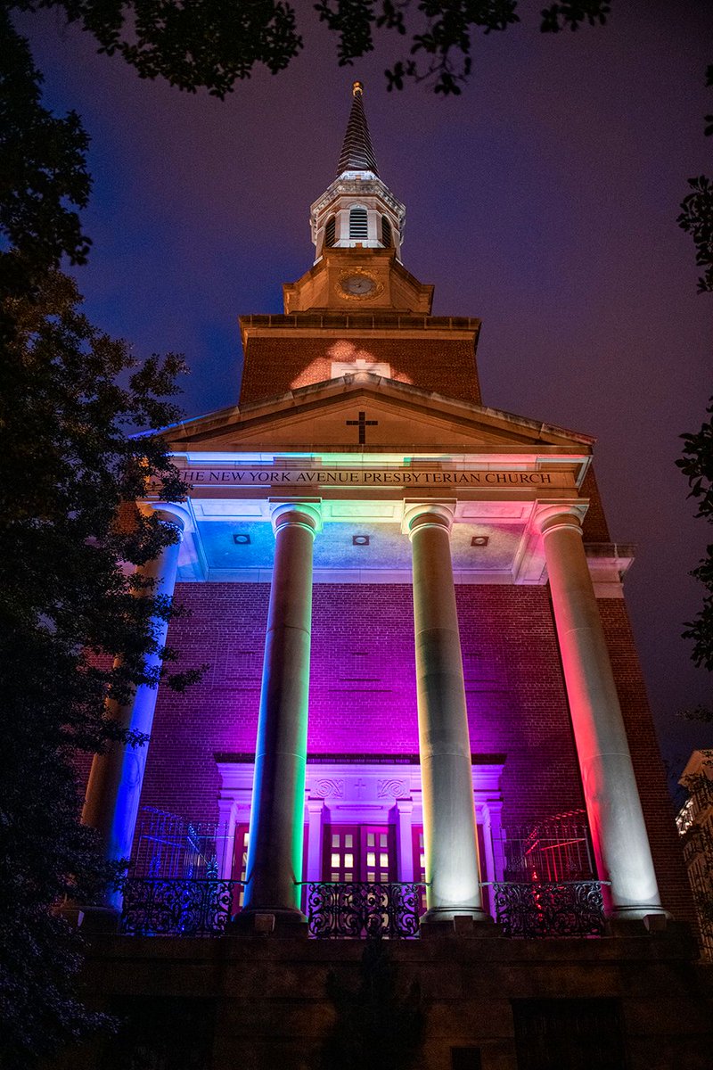 NYAPCdc's tweet photo. Last Friday, #Juneteenth, NYAPC partnered with light designer John D. Alexander to display "Enlight of Solidarity," expressing commitment to social justice for #blacklivesmatter and #LGBTQ+ communities. The church building was also open to support protestors.
Photos:@Bondography https://t.co/8yIj5BczMx