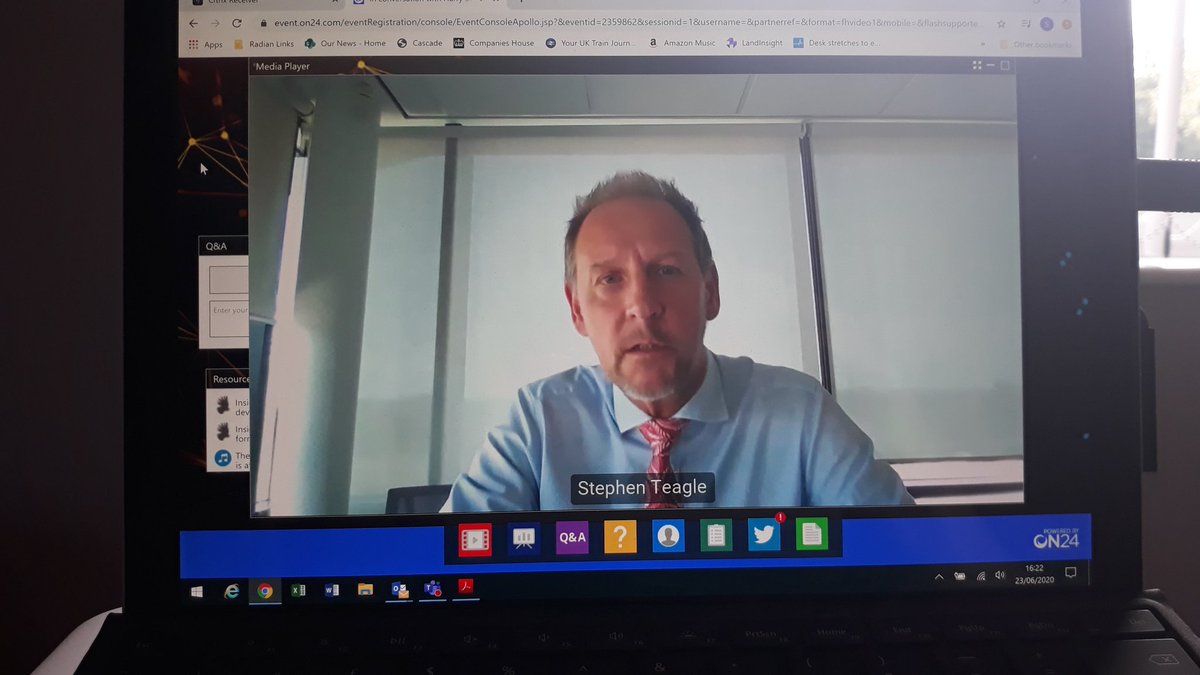 Home working going well - taking part in Digital Housing Week, sat in my shorts! Good to hear how working collaboratively can help us all collectively <a href="/stephen_teagle/">Stephen Teagle</a> <a href="/harrybswales/">Harry Swales</a> @sbaileytrowers <a href="/insidehousing/">Inside Housing</a> <a href="/HousingMagazine/">Social Housing</a> <a href="/HomesEvent/">Housing Week, London</a>