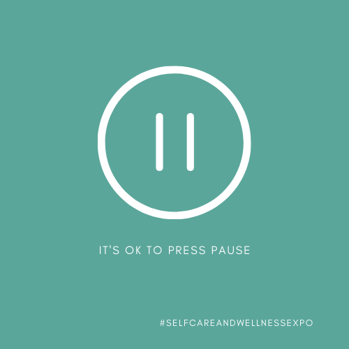 It's ok to press pause, daily, hourly. As often as you like. Take five minutes to stop, reset, clear your head, move, change the scenery, check in with yourself. Have you paused today?#selfcareandwellnessexpo #myshamelessselfcare #whatsonsomerset #tauntonevents #somerset #taunton