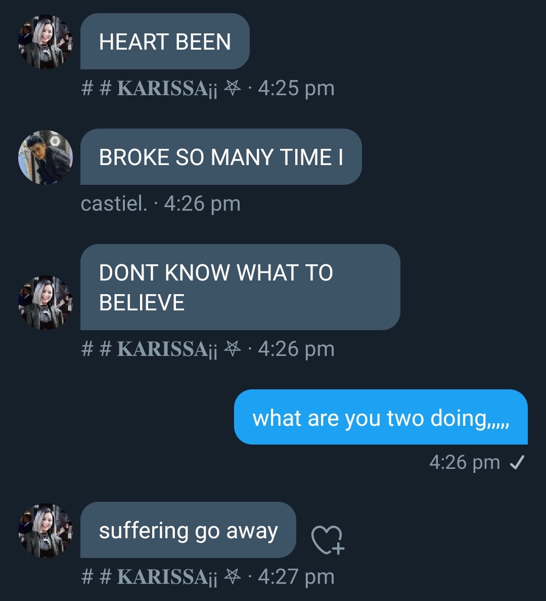 send help? =6%=?%!%?)!: