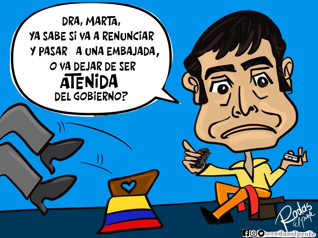 rodaselprofe's tweet photo. Garzón Vive!
#inaceptable  #renunciemartuchis #martuchis #jaimegarzón #caricaturapolitica #caricaturadeldía #opinión #locombia #centrodemoniaco #colombia  #bogotá  #colombianadas  #matador  #rodaselprofe #art #noticiascolombia #redindependiente #uribeparaco #uribistas #uribista https://t.co/VTa97UO0Um
