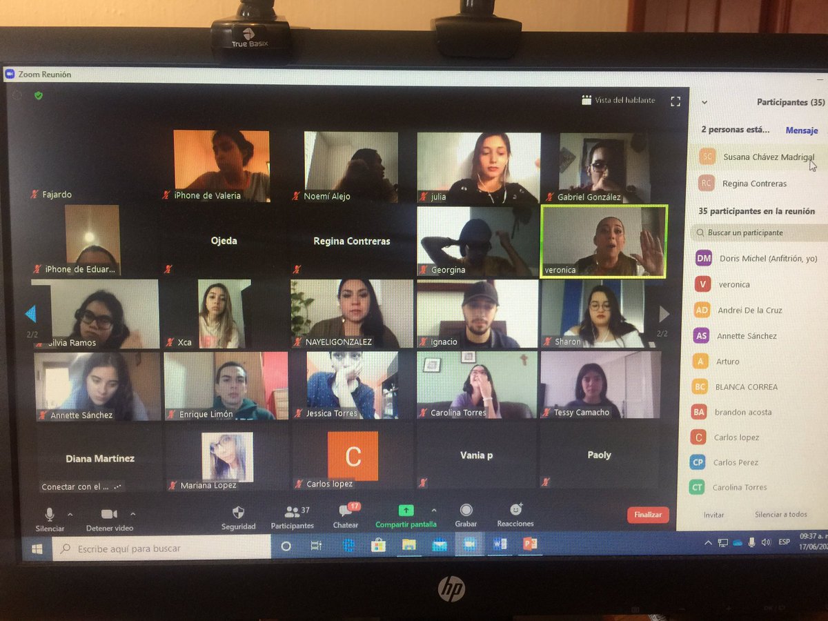 DorisG_MichelS's tweet photo. Los alumnos de la Lic. En Criminología y Criminalística #UNIVA, participan en la virtualidad de la conferencia impartida por la Magda. Verónica Ucaranza con el tema “La perspectiva de género analizada bajo el protocolo de investigación del feminicidio”. https://t.co/wHiUusymRg