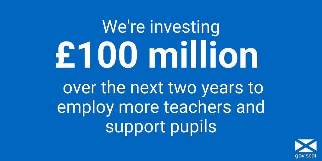 We’re investing more money to tackle the impact that school closures have had on pupils, and help them recover any lost ground.