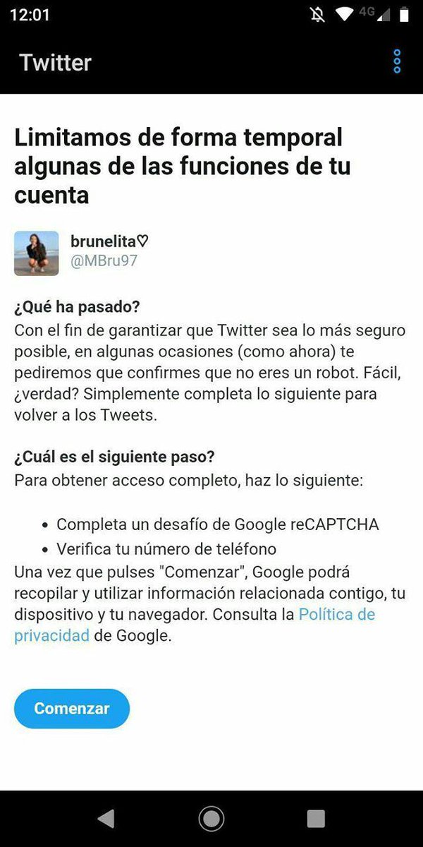 monsemarinph's tweet photo. Hago esto público porque me parece siniestro. Una amiga anti K estaba usando Twitter y le apareció el primer cartel. Completo los pasos y al llegarle el código por sms, se lo mandaron con la ✌. Nunca publica otra cosa que su pensamiento, como hacemos todos. Esto es TURBIO https://t.co/5R9TXXhWbw