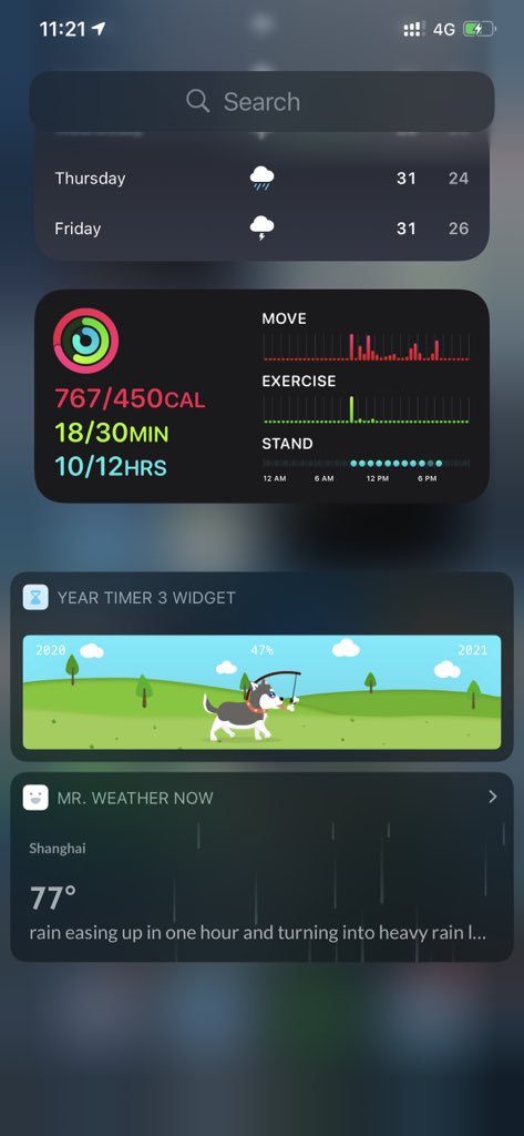 roczhang9673's tweet image. Try the iOS 14 WidgetKit with my old X Progress app, is the first thing I did after work today.🤔 It was funny!
(And using UIViewRepresentable in WidgetKit will cause a runtime crash)

#iOS14 #WidgetKit