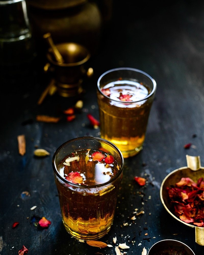 Vacationalist's tweet photo. This authentic Kashmiri tea flavored with cardamom and infused with cloves, cinnamon, and saffron. It is traditionally prepared in a brass kettle known as samovar. Add this to your must try bucket list for your next travel plan to the region.📸 courtesy : Neha Mathur@WhiskAffair https://t.co/Shgv7AsDFH