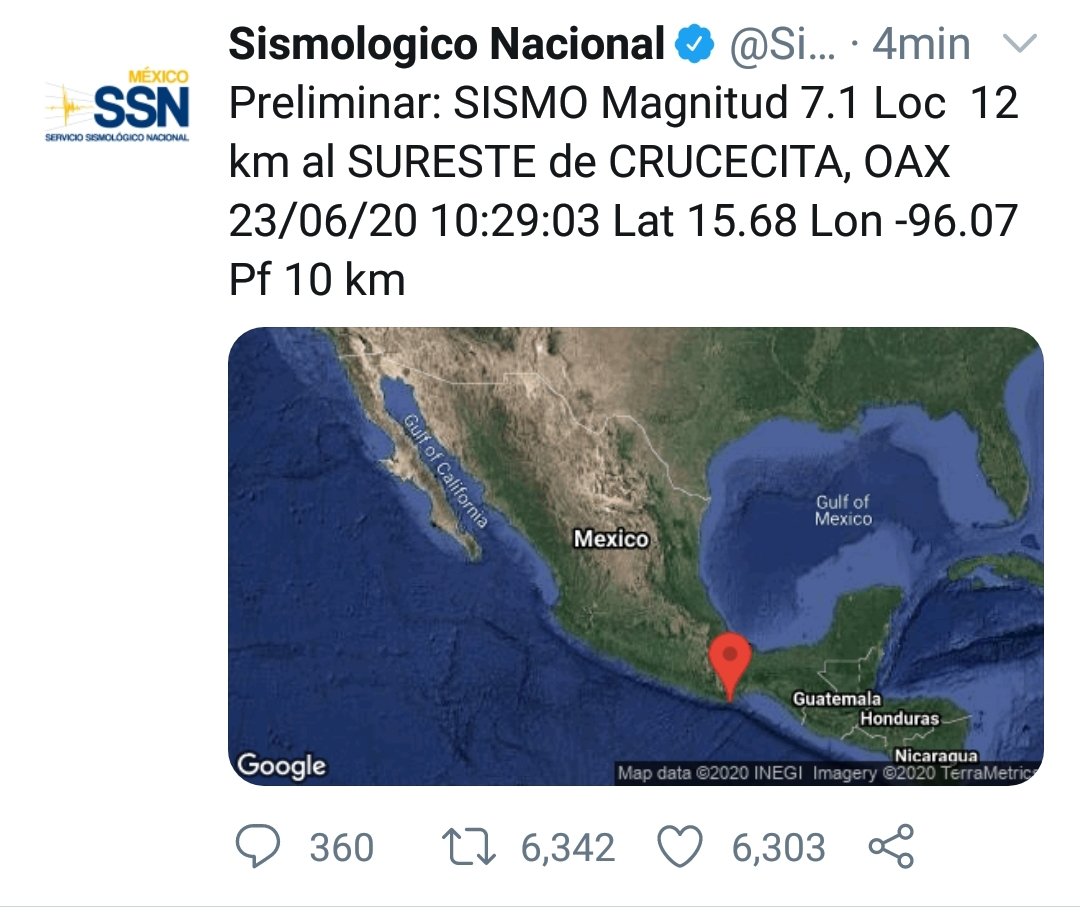 nacionesmx's tweet photo. #sismooaxaca https://t.co/yxnasEtBm4