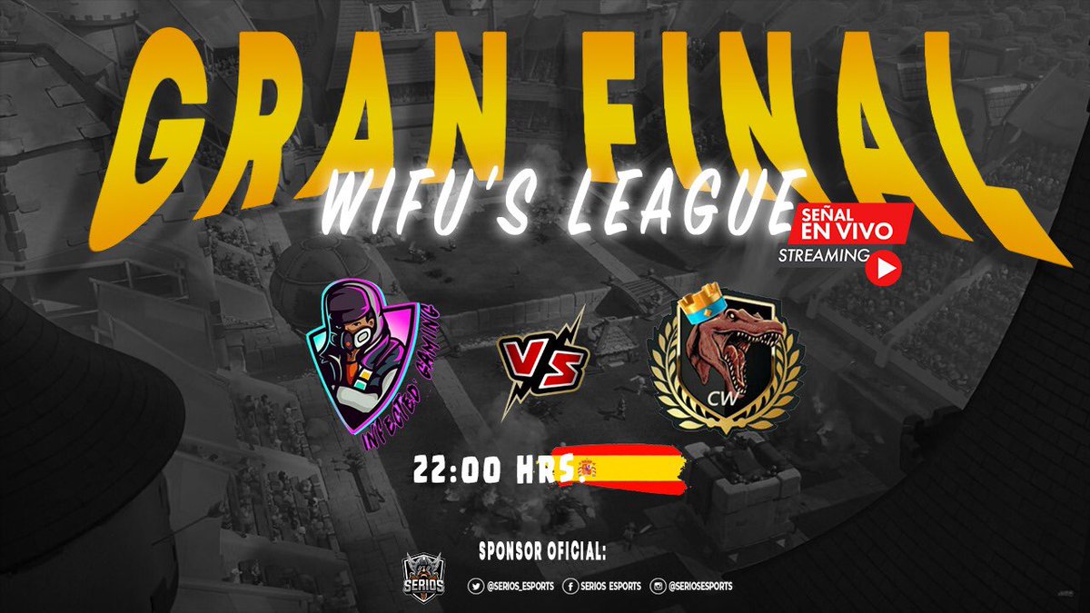 Recordamos que hoy tenemos cita en el canal de @Rubn_cs para ver la gran final de la Edición III de #WifusLeague en m.twitch.tv/rucas_yt/profi…
Os esperamos a las 22:00h España. 
Patrocina: @Serios_eSports @KepaDiabru 
Colabora: @Rubn_cs