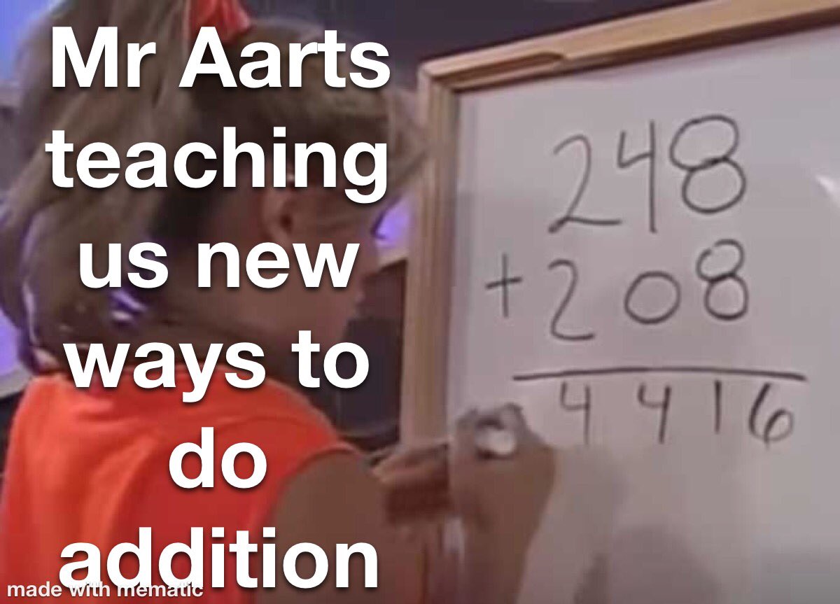 MrCAarts's tweet photo. Each year I give students @alcdsb_rosa an assignment to make a meme about me, or the school year. So far, this year’s submissions have not disappointed!
#HoRoGrad2020 https://t.co/PrhlHTy19m