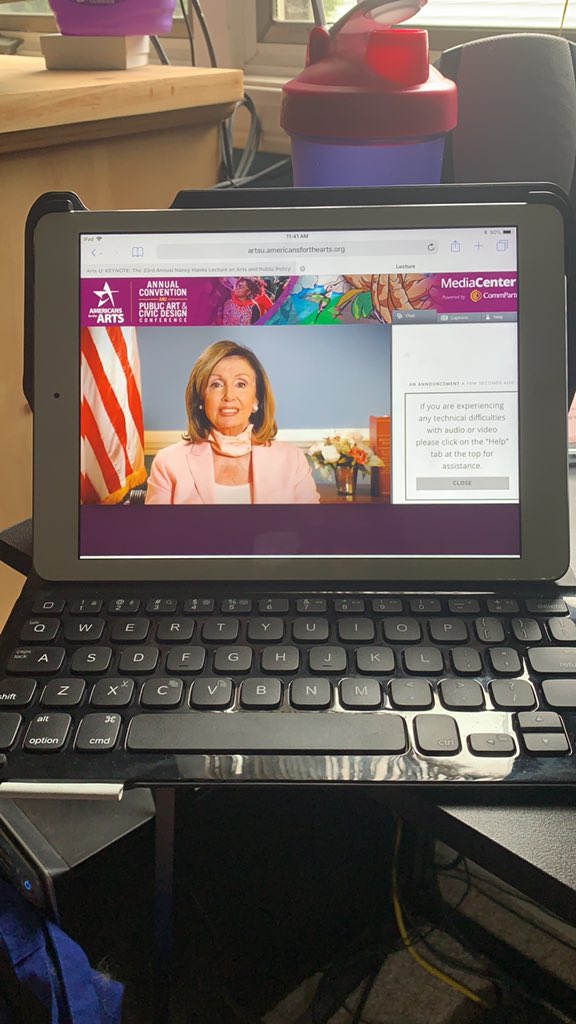 Oh, hey Nance! <a href="/SpeakerPelosi/">Nancy Pelosi</a> #AFTACON