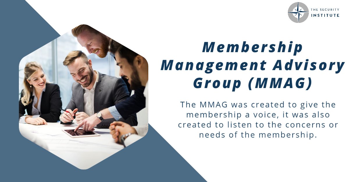 Would any member be interested in being part of the Membership Management Advisory Group?

This is for Security Institute members of all grades. Please email becky@security-institute.org