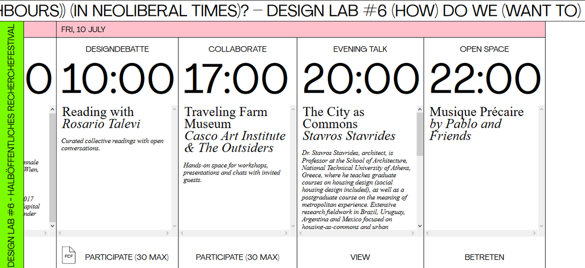 KM_HCU's tweet photo. Von Be creative! mit @angelamcrobbie, über #Mapping Sessions zu Care, Work and Precarity mit Manuela Zechner bis zum Nachdenken über #UrbanCommons mit @Commonify & Stavros Stavrides: Tolles Programm beim #DesignLab6 @HFBKHamburg ab 24.06.! #howtowork https://t.co/qxE2owMcqQ https://t.co/QxUVa2wp9s