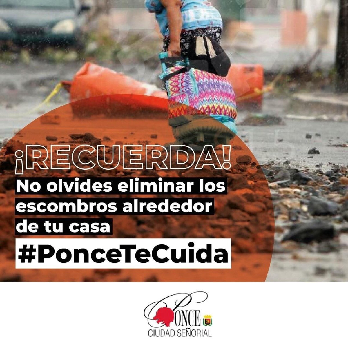 PonceCiudad's tweet photo. Tu integridad física y la de tu familia puede estar más segura si mantenemos limpios los espacios en donde circulamos.

#PonceCiudadSeñorial https://t.co/VAoMtB3dHA