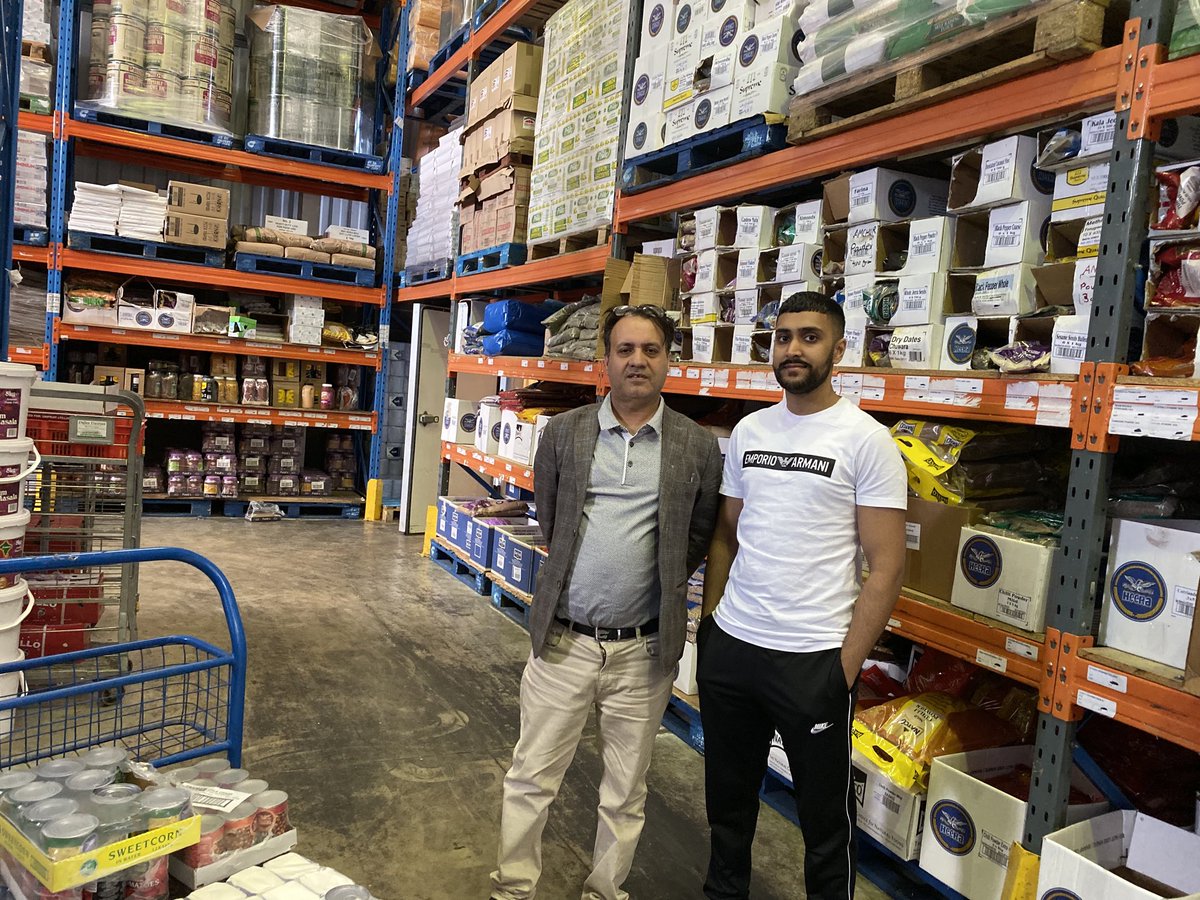 Thank you Ch Sajjad at Daata Cash and Carry for making a massive donation second time around to Oldham Foodbank, Planet Mercury and UKeff