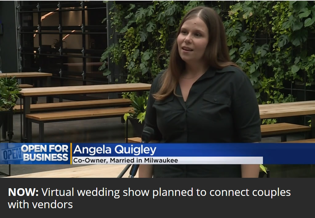 MarriedInMKE's tweet photo. Our Virtual Wedding Show is TOMORROW from 6pm-8pm!! Check out this story from @CBS58 https://t.co/EqdhtcyCz3 https://t.co/2Nj5srQrqQ