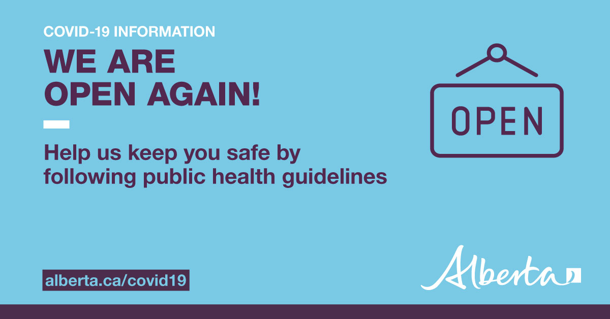 The Provincial Archives of Alberta is reopening on June 23. 

We’re excited to have you back!  Please read our visitor guidelines before your arrival so you are prepared to have a safe and enjoyable experience: provincialarchives.alberta.ca/visitor-guidel…