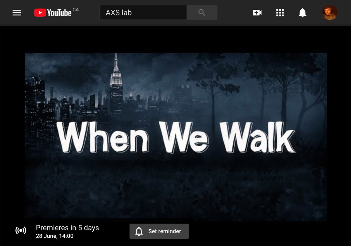 AEFestGuelph's tweet photo. Thanks to everyone who attended our online screening of @axs_lab's #WhenWeWalk on Sunday, and in case you missed it, we will be screening it AGAIN this Sunday at 2pm...b/c we were having audio issues on the weekend. Fortunately we added those closed captions! https://t.co/Jzvo0Vn0CG