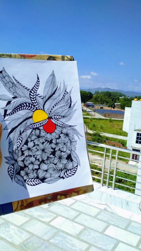 sakshirajput114's tweet image. #mountains #art