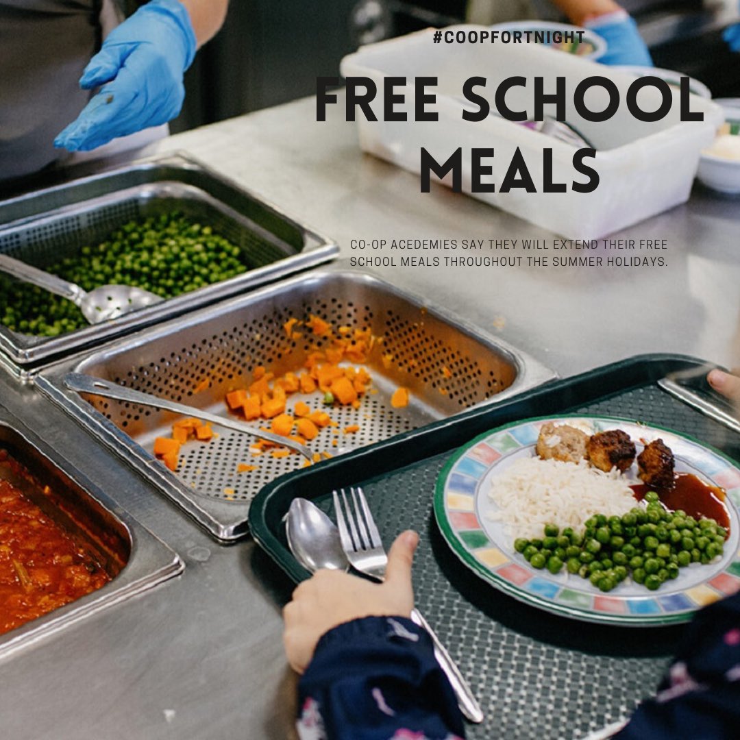 revolverworld's tweet photo. Today for #14daysofkindness to encourage people to #keepcooperating , @CoopAcademies have chosen to continue their free school meals into the summer holidays to make sure 6000 children don’t miss out on Lunch with a voucher scheme.
Well done @CoopAcademies!👏🏼 #CoopFortnight https://t.co/uR9FlY6tW0