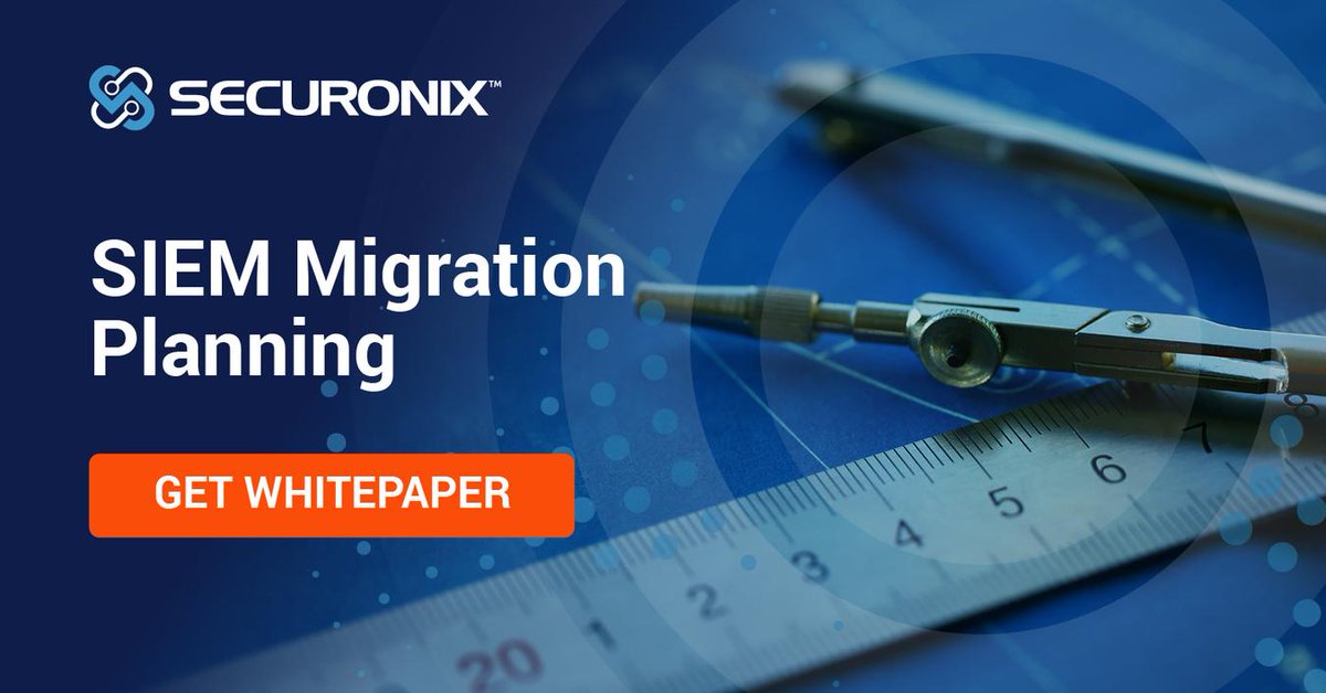 meyer_sj's tweet photo. Download this white paper to find out how you can migrate from your legacy #SIEM to @Securonix Next-Gen SIEM: https://t.co/kjDMKuyOPX

#CyberSecurity #CloudSecurity #InsiderThreat #Analytics #Security https://t.co/oR2aEoMjtz https://t.co/zhUth624KK