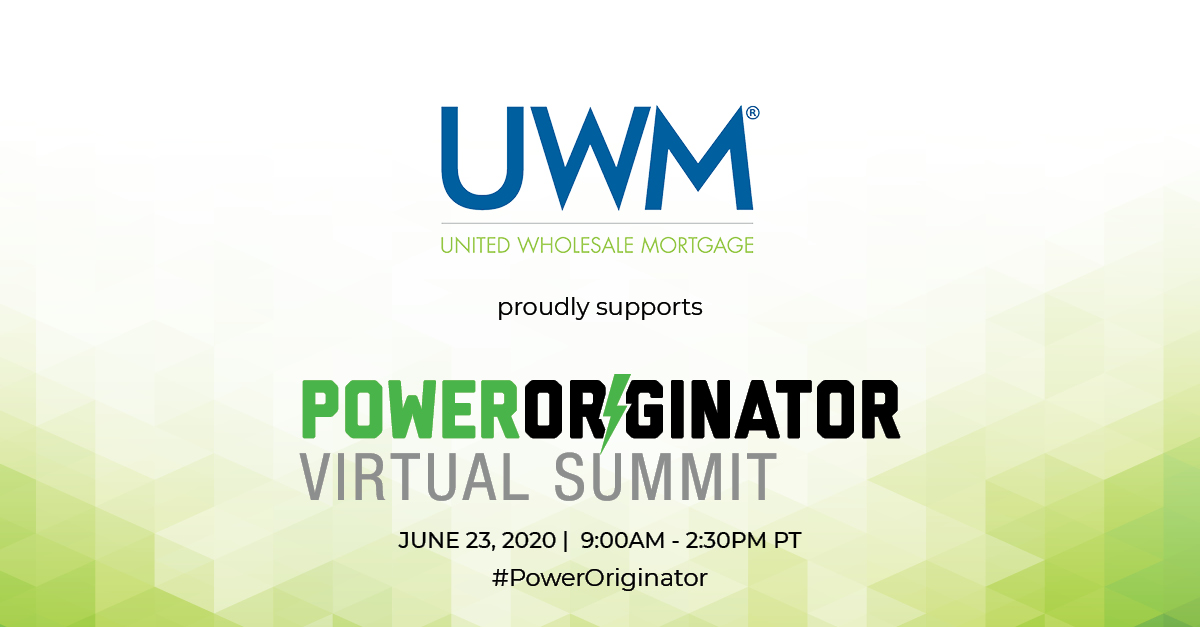 PowerOriginator's tweet image. Thank you to the #PowerOriginator Virtual Summit title sponsor, @UWMlending. Meet their representatives at the Expo Tab.