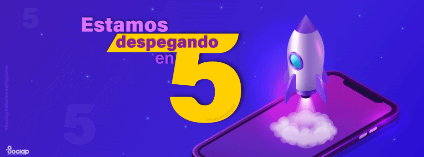 sociapmarketing's tweet photo. ¡En 5 despegamos! 🚀 Prepárate, nos estamos alistando para una gran renovación 🎉

#RedesSociales #MarketingDigital #Marketing #VentaOnline #TipDigital #MarketingDital #Ecommerce #ventasOnline #Empresas #Emprendedores #VenderenInternet #cucuta #Bucaramanga #medellin #cartagena https://t.co/cqE9uLxZaf
