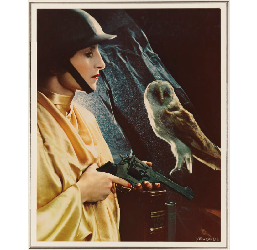 Second, is a series by Madame Yevonde (1893-1975), in which she photographed the high-society ladies of the day 1930s as 'Goddesses'. My personal favourite is the Minerva portrait (complete with gun and owl!) but you can check out all the prints here /18  https://www.npg.org.uk/shop/prints/madame-yevondes-goddesses-photographs