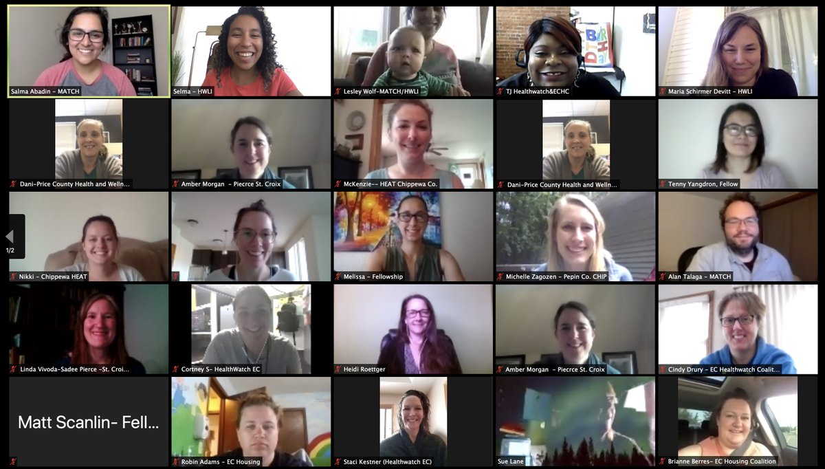 HealthyWI's tweet image. This morning, we met with this cohort of the Community Teams Program for the last time. We loved the opportunity to work with these amazing teams from Northwestern Wisconsin. We can't wait to see what they accomplish in the years ahead!