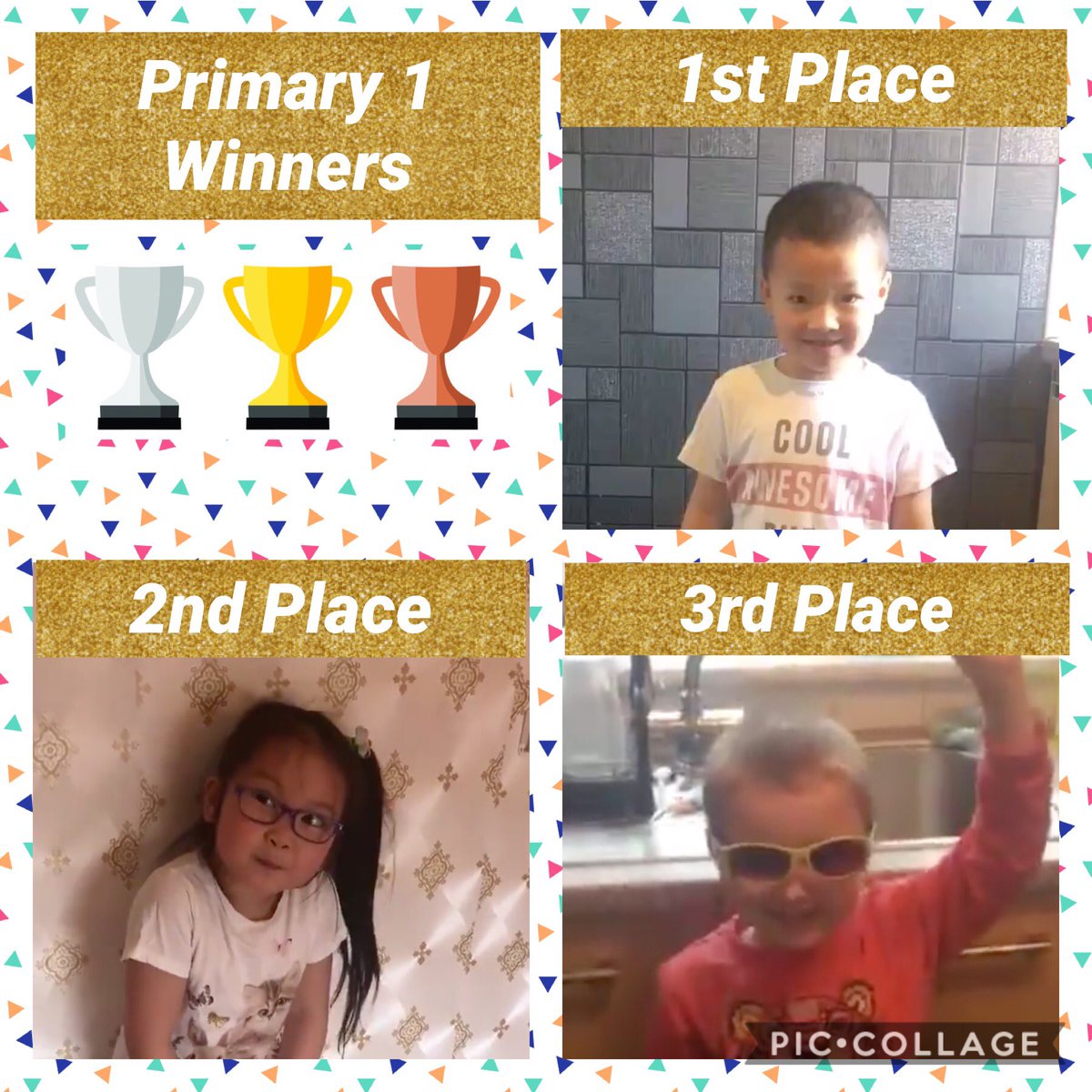 MrsMcGowan4's tweet photo. 🏆 VIRTUAL SPORTS WEEK 🏆

Drumroll...🥁 🥁 🥁We would like to introduce our winners from Primary 1-3. Well done everyone! 🥇🥈🥉 Thank you for all participating! Your videos have been fantastic! #ThorntreeSports20 @MccloreyMr @ThorntreeHT https://t.co/GEU8BCCRf8