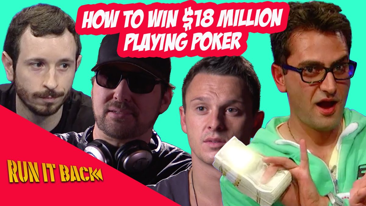 How to win $18 MILLION!!!! A lesson by @MagicAntonio on today's episode of Run it Back w/ @RemkoRinkema 💰💰💰💰💰💰💰 Tune in @ 10am PT! YouTube: youtu.be/TYJYC8M96FI Facebook: facebook.com/pokergo/