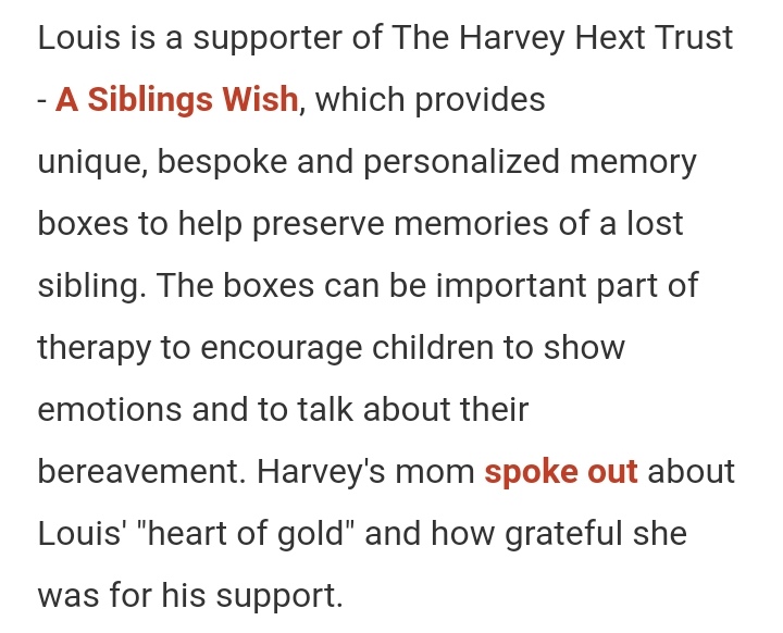 here are a few of louis supporting & donating