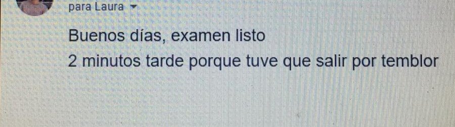 SparklyBarbie00's tweet photo. Mood estudiantil después del temblor:
#Temblor https://t.co/6Q1YjAhAsW