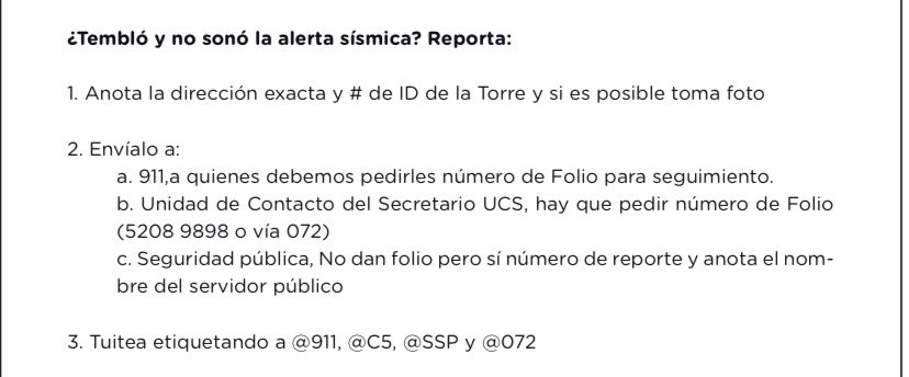 La alerta sísmica oficial <a href="/SASMEX/">AlertaSísmica SASMEX</a> sonó con mucha anticipación.

Si tu bocina local no funciona, repórtalo así 👇☎️