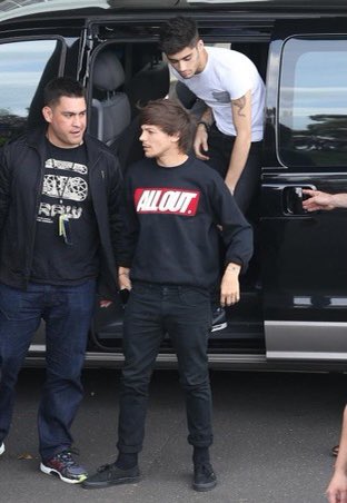 louis supported a non profit organisation called All Out by wearing their clothing. All Out focuses on political advocacy for the human rights of lgbt people.