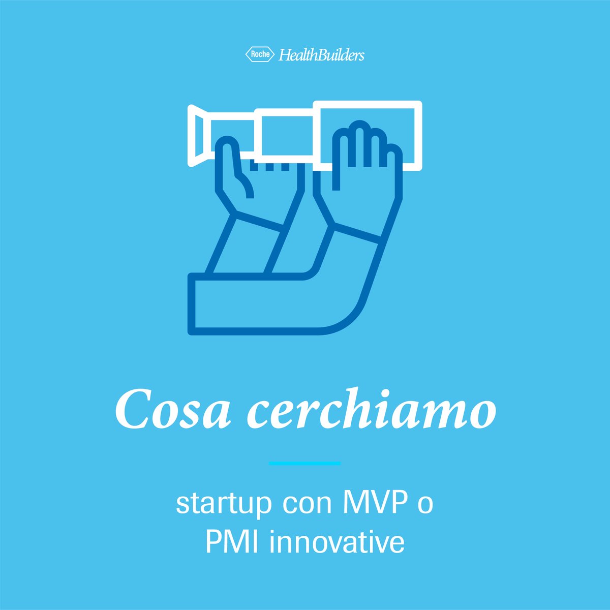 RocheItalia's tweet photo. Ottimizzazione accessi ospedalieri, gestione innovativa pazienti e cure da remoto. Scade il 30 giugno #HealthBuilders, il nostro programma per #startup, PMI e imprenditori con cui cerchiamo progetti innovativi per rivoluzionare la sanità. Scopri di più: https://t.co/0rjwYahx3Q https://t.co/oFhn0GjP00