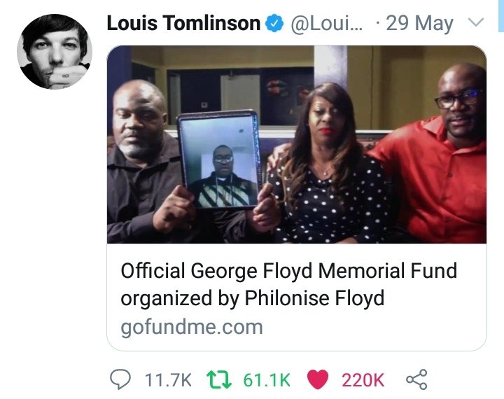 louis supporting the black lives matter movement(you should too:  http://blacklivesmatters.carrd.co )