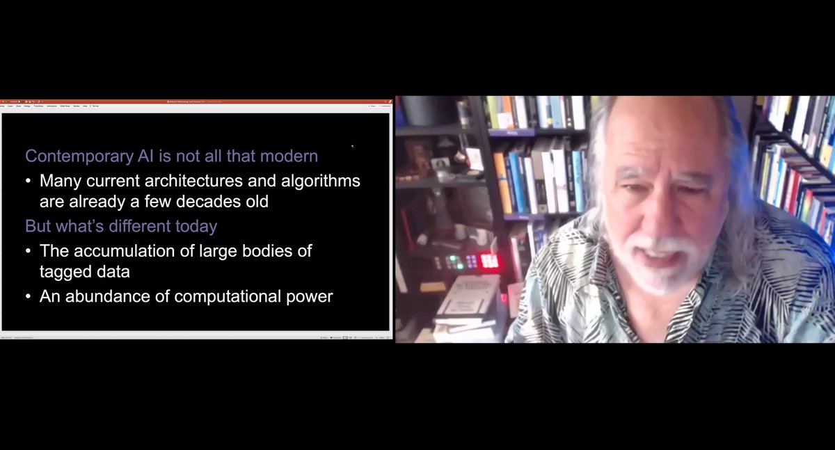 “Contemporary AI is not all that modern” — the difference today is the accumulation of tagged DATA and abundance of computational POWER
- <a href="/Grady_Booch/">Grady Booch</a> #SEMLA20 Webinar