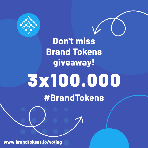 BrandTokens's tweet photo. Join our giveaway!

3 x 100.000 BRND

To join:

🔥 Follow @thecapital_io &amp; @BrandTokens
🔥 Repost the contest to your page
🔥 Go to https://t.co/BiF0Xh4KTN sign up, choose or refer brands you like and vote for them! 

🍿THREE winners picked next Tuesday!

#brandtokens #giveaway https://t.co/AWY3OLZGtB