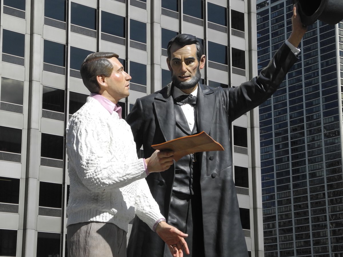 Also in Chicago:"Knowing Me Alan Partridge,Knowing You, Abraham Lincoln. Aha!"