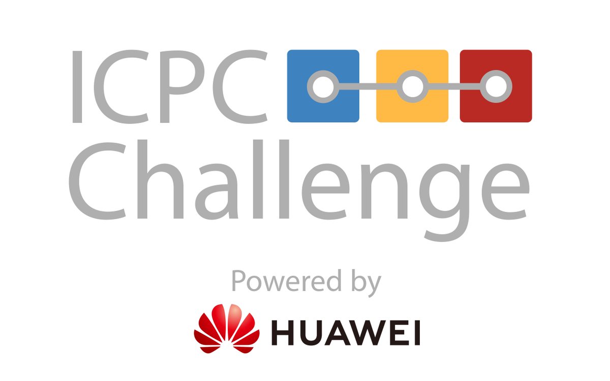 ICPCNews's tweet image. Get ready! The ICPC Challenge - Powered by Huawei - happens this Saturday, June 27. For complete information and how to participate, visit codeforces.com/icpc2020 #ICPC2020 #ICPCU