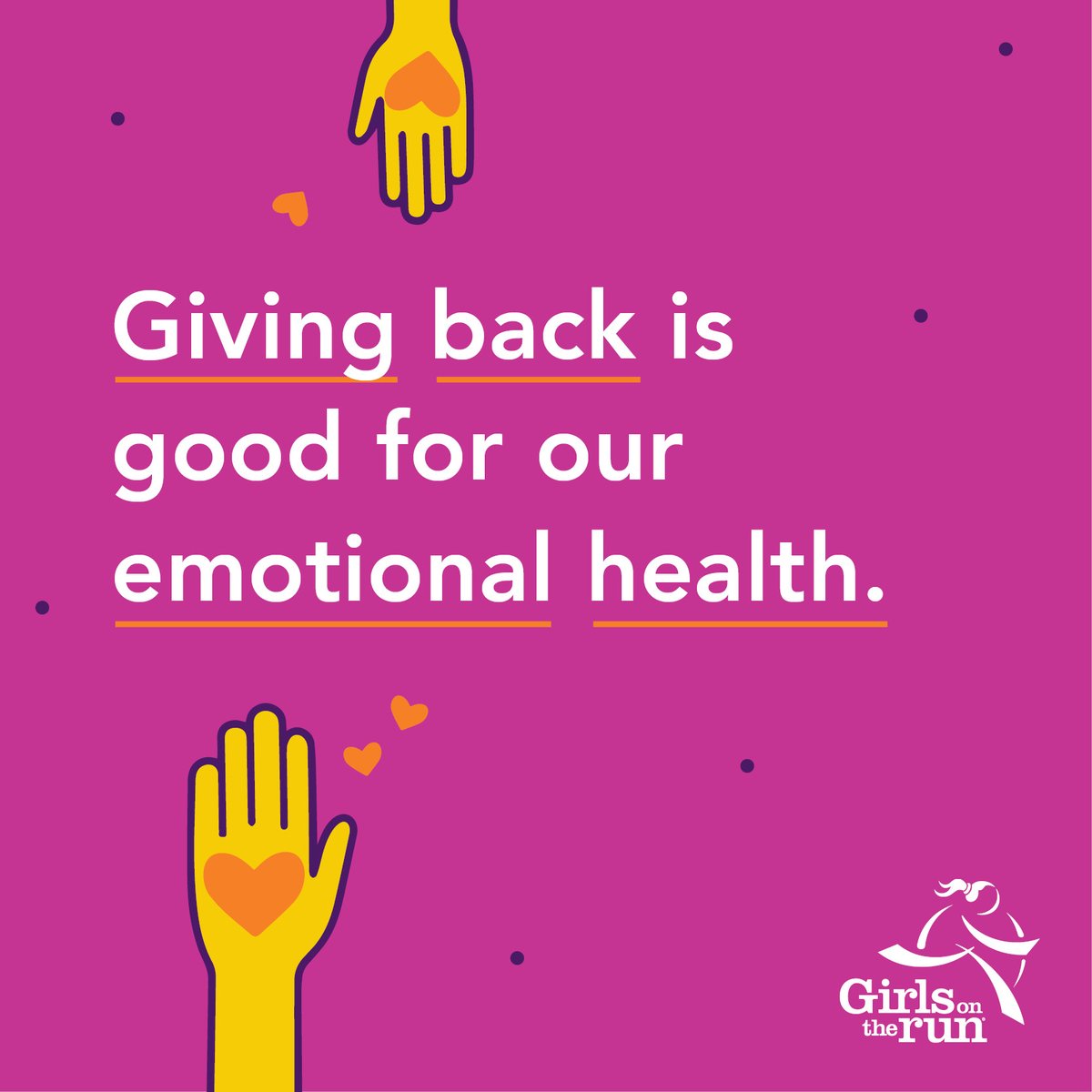 We’re proud to say that our volunteer coaches get just as much out of Girls on the Run as our program participants! Strengthen your leadership and mentoring abilities while you help girls learn and grow by signing up to become a coach: girlsontherun.org/get-involved/c…
