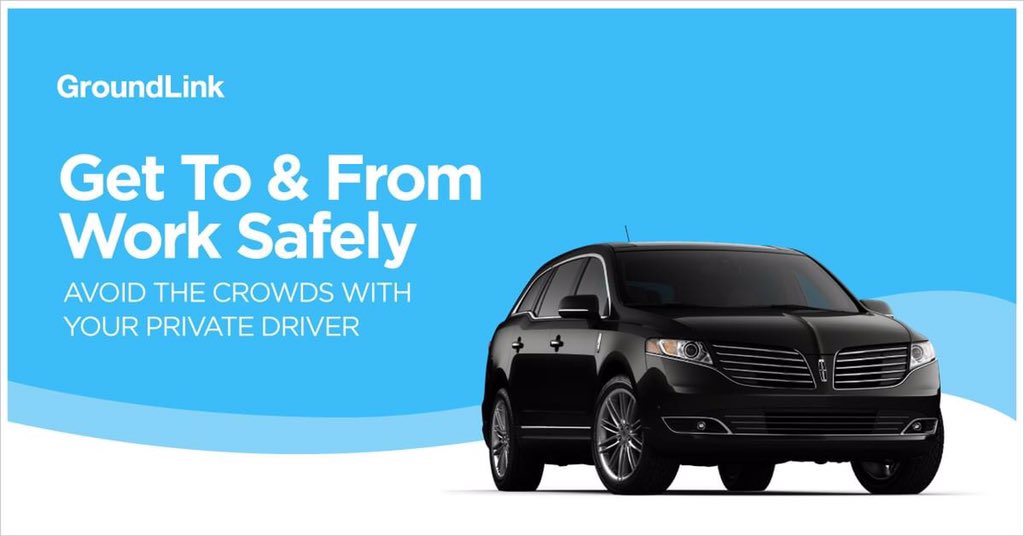 GroundLink's tweet photo. Headed back to the office? We’ll be ready to provide you with safe and professional black car service to &amp; from work. https://t.co/FdyvDGLRLq #BlackCar #PrivateDriver #GroundLink https://t.co/zUJvpAB5sV