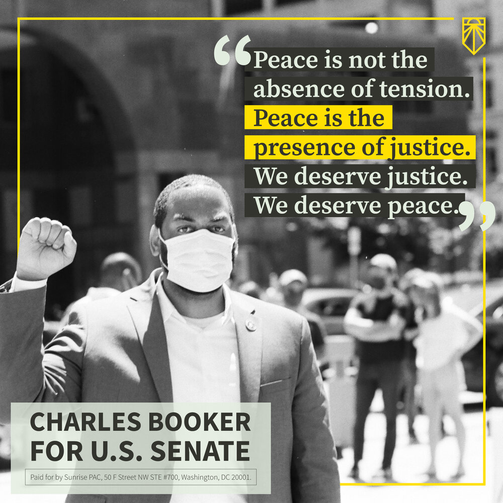 common's tweet image. Peace! If you're in Kentucky, I encourage you to vote for people like Democratic Senate Candidate @Booker4KY, who will stand up for all Kentuckians and fight to ensure every family, everywhere receives justice and the resources they need to thrive.