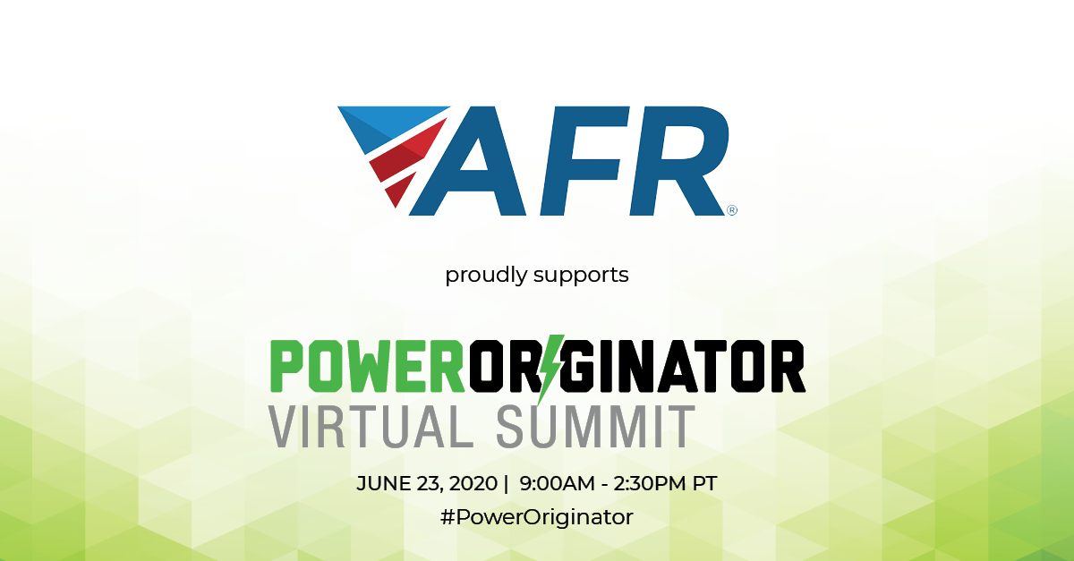 PowerOriginator's tweet image. We&apos;d like to take a moment to thank the #PowerOriginator Virtual Summit Gold Partners: @RCNCapital and @AfrWholesale. Meet their representatives at the Expo Tab.