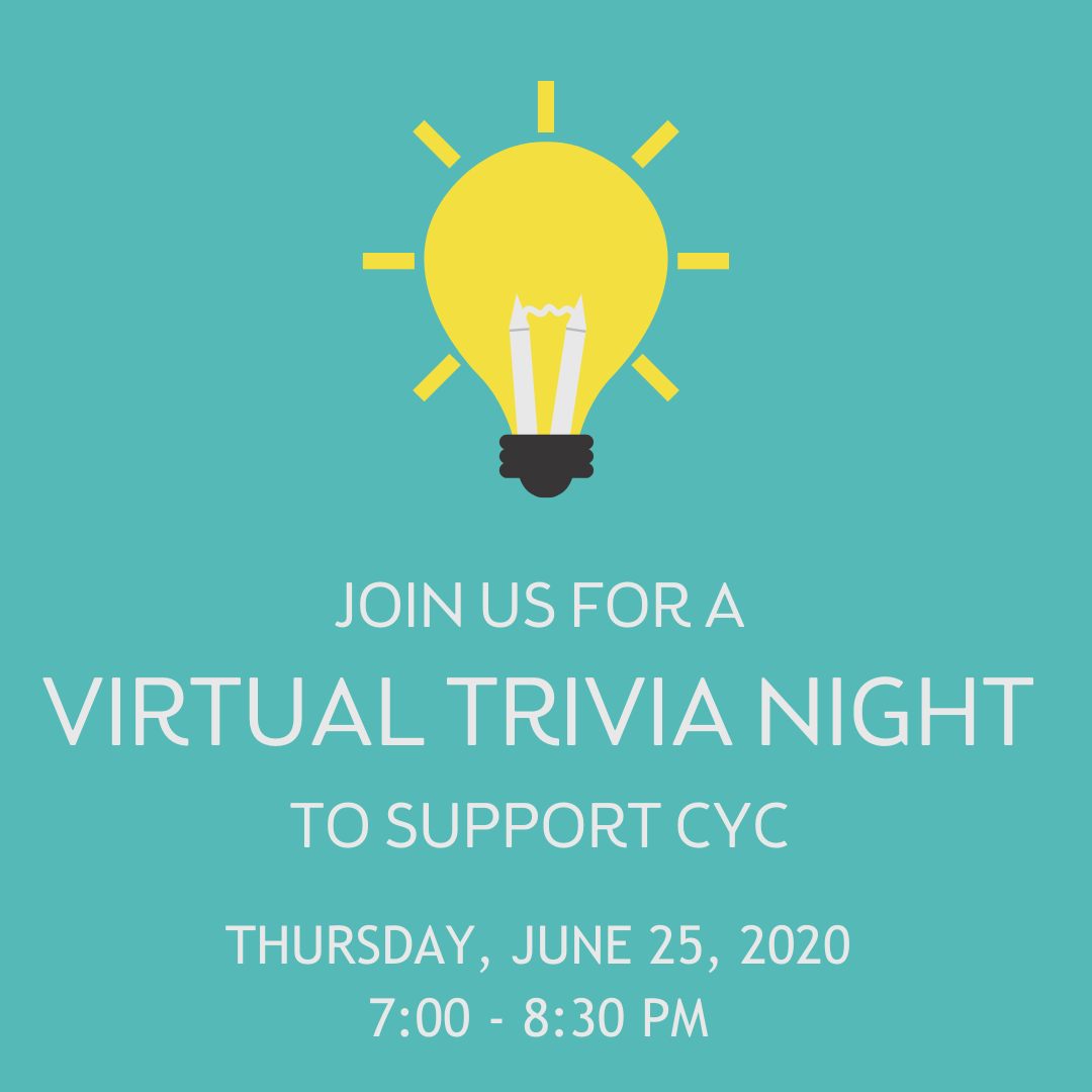 Join us for a Virtual Trivia Night Fundraiser on Thursday, June 25! Register groups of 2-6 players and get ready for an awesome night... right in your living room. Click here for more info: buff.ly/2YokCrc